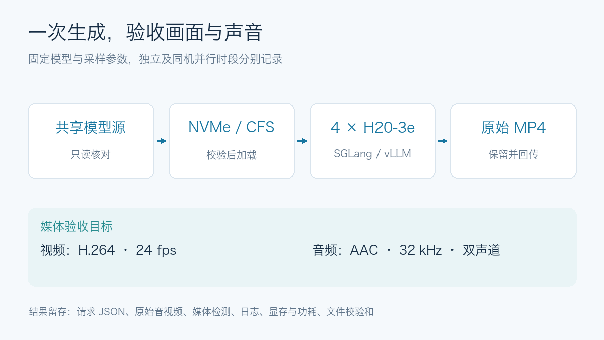 实验流程与媒体验收目标