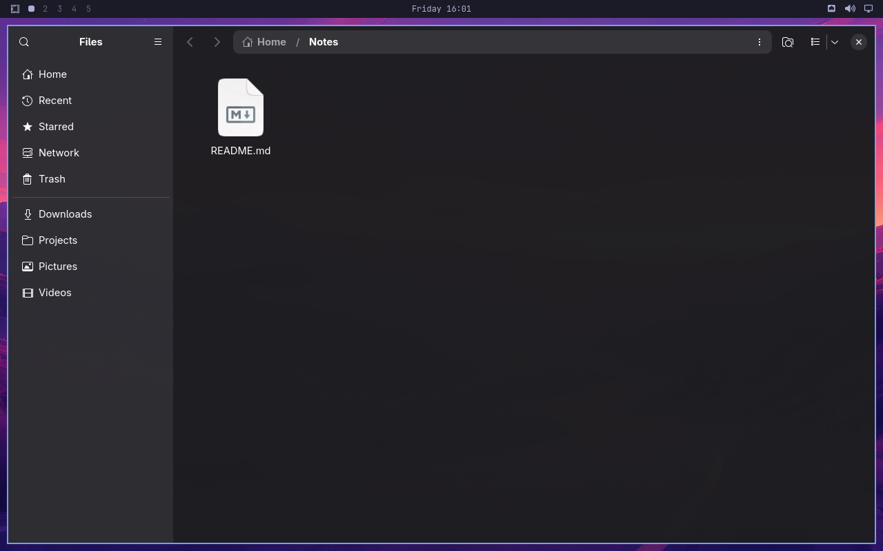 Notes directory actually opened by the shortcut after the VM instance rebuild